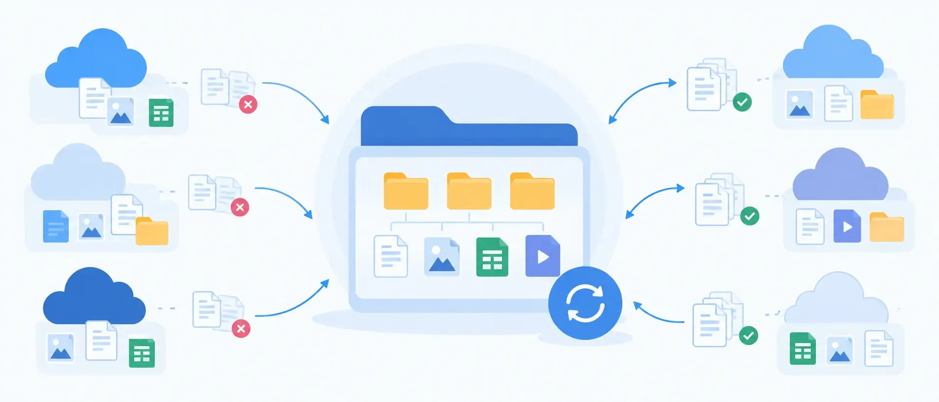 Organizing multiple cloud accounts from one workflow