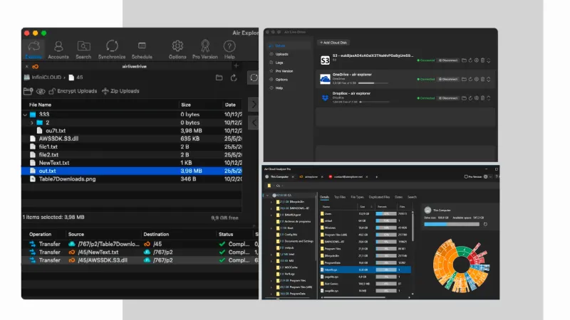 How to Use Air Explorer, Air Live Drive and Air Cloud Analyzer on Mac