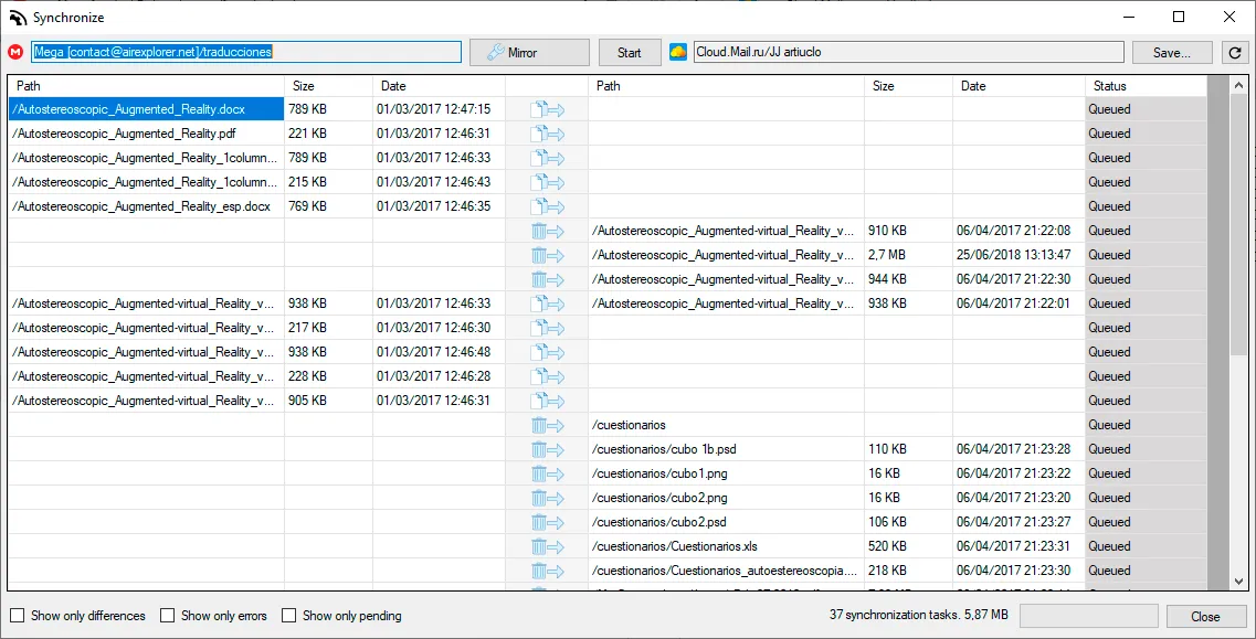 Cloud sync with Air Explorer