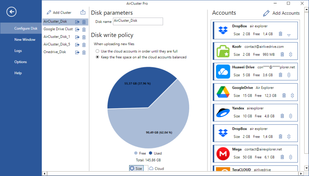 Air Cluster, tool for keeping your cloud organized