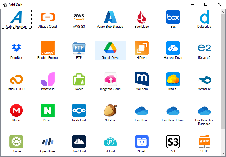 Wide compatibility in Air Live Drive
