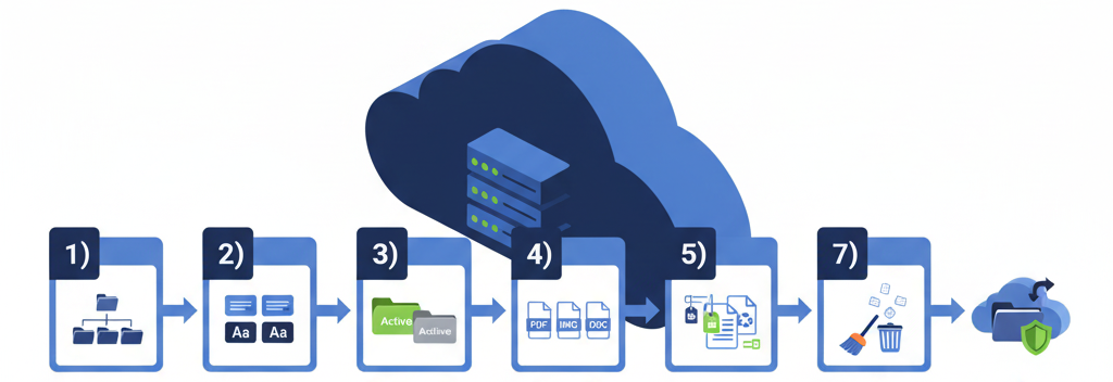 Step-by-step: How to structure your cloud storage