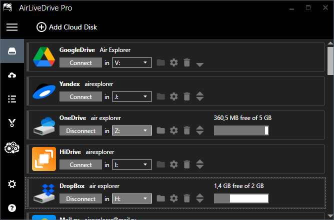Air Live Drive fits the cloud mount side of the decision