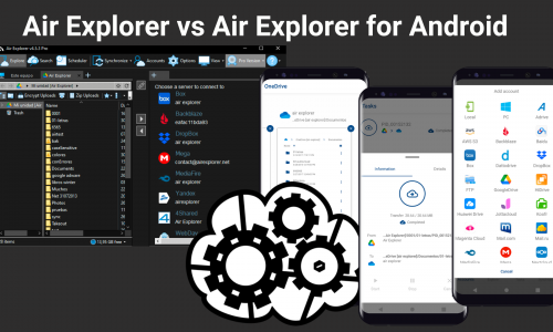 Air Explorer vs Air Explorer for Android